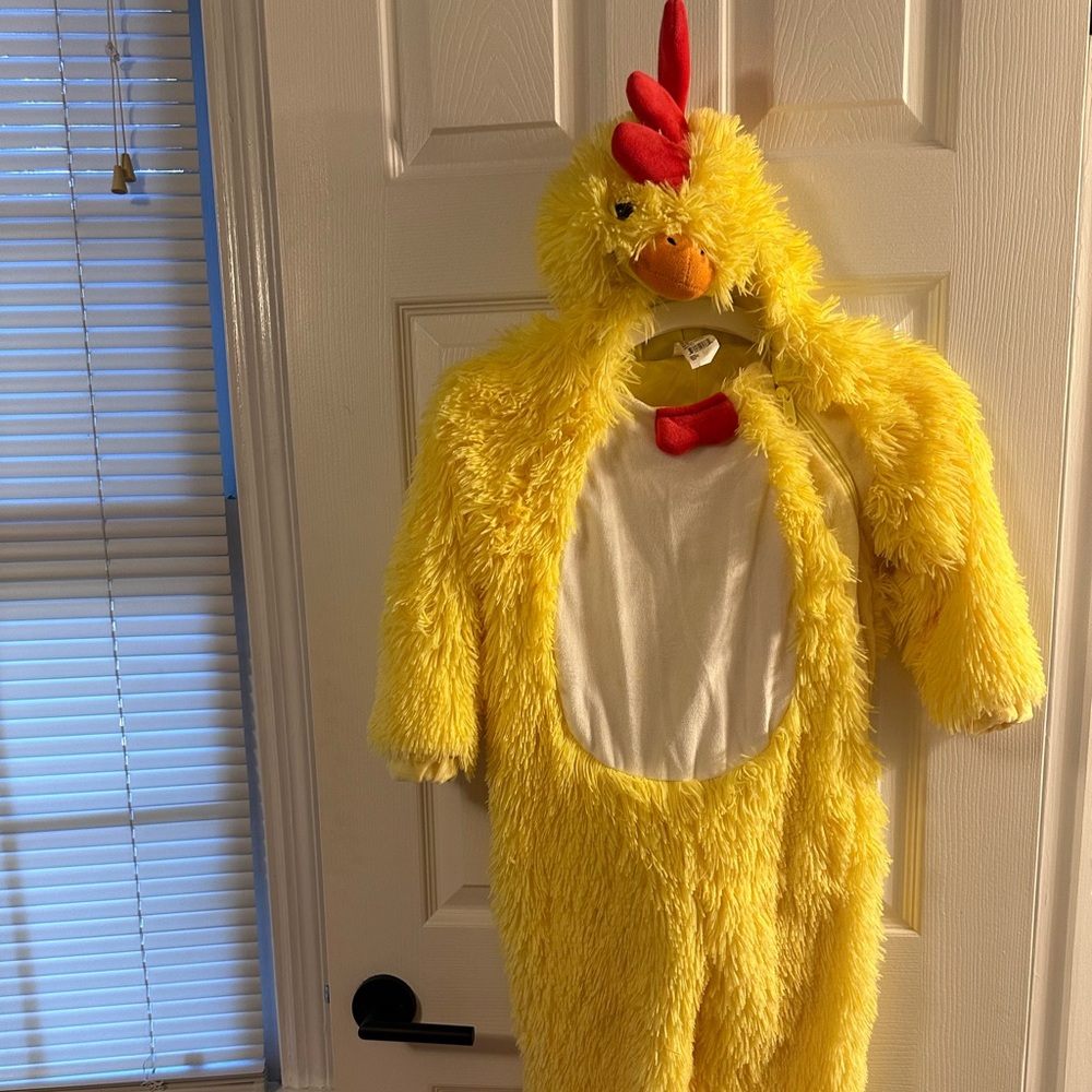 4/5T Chicken Halloween Costume—only worn once!
